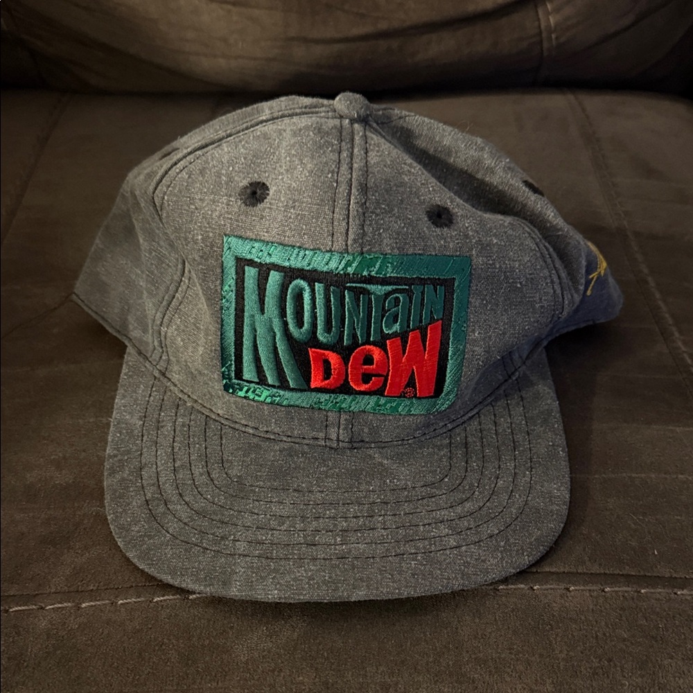 Vintage Mountain Dew Brett Favre SnapBack Hat